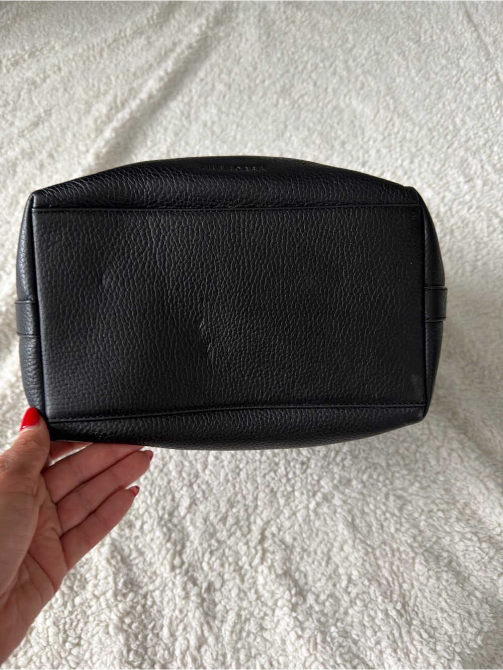The Horse Black Pebbled Leather Shoulder Bag - Picture 8 of 11